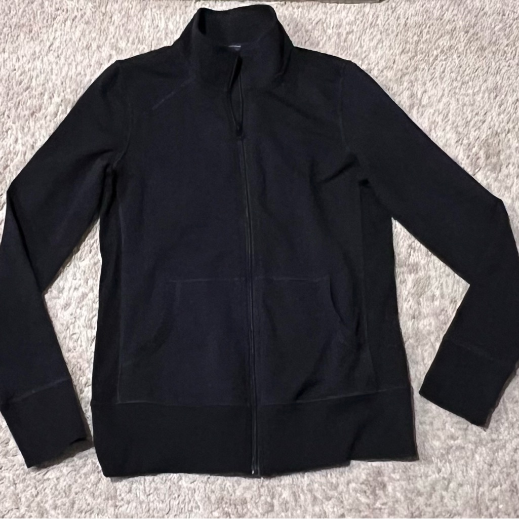Danskinnow Black Cotton Blend Active Full Zip
